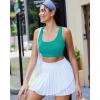 imageRUNNING GIRL Adjustable Straps High Impact Sports Bra for WomenHigh Support Workout Sports Bras with Sewn in PadsAbright Green