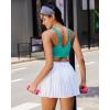 imageRUNNING GIRL Adjustable Straps High Impact Sports Bra for WomenHigh Support Workout Sports Bras with Sewn in PadsAbright Green