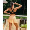 imageRUNNING GIRL High Impact Sports Bras for Women Racerback Adjustable Straps Sports Bras for Women with Sewn in PadsBlack