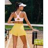 imageRUNNING GIRL High Impact Sports Bras for Women Racerback Adjustable Straps Sports Bras for Women with Sewn in PadsPink