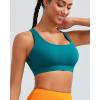 imageRUNNING GIRL High Impact Sports Bras for Women Racerback Adjustable Straps Sports Bras for Women with Sewn in PadsStorm Teal