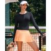 imageRUNNING GIRL Long Sleeve Workout Tops for Women Soft Crew Neck Basic Tight Cropped Top Casual Seamless ShirtAblack