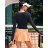 imageRUNNING GIRL Long Sleeve Workout Tops for Women Soft Crew Neck Basic Tight Cropped Top Casual Seamless ShirtAblack