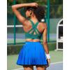 imageRUNNING GIRL Sports Bra for Women High SupportMolded Cup Strappy Running High Impact Sports Bras for WomenDark Green