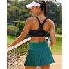 imageRUNNING GIRL Sports Bra for WomenAdjustable Straps Molded Cup High Impact Sports Bra with Sewn in PadsBlack