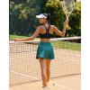 imageRUNNING GIRL Sports Bra for WomenAdjustable Straps Molded Cup High Impact Sports Bra with Sewn in PadsBlack