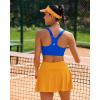 imageRUNNING GIRL Sports Bra for WomenAdjustable Straps Molded Cup High Impact Sports Bra with Sewn in PadsSparkle Blue