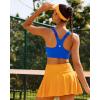 imageRUNNING GIRL Sports Bra for WomenAdjustable Straps Molded Cup High Impact Sports Bra with Sewn in PadsSparkle Blue
