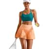 imageRUNNING GIRL Sports Bra for WomenY Back Molded Cup Medium Impact Sports Bras for Women with Sewn in PadsDark Green