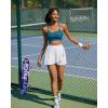imageRUNNING GIRL Sports Bra for WomenY Back Molded Cup Medium Impact Sports Bras for Women with Sewn in PadsDeep Blue