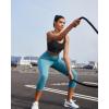 imageRUNNING GIRL Sports Bras for Women High Support Adjustable Straps High Impact Molded Cup Sports Bra with Sewn in PadsBlack