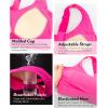 imageRUNNING GIRL Sports Bras for Women High Support Adjustable Straps High Impact Molded Cup Sports Bra with Sewn in PadsHot Pink