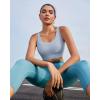 imageRUNNING GIRL Sports Bras for Women High Support Adjustable Straps High Impact Molded Cup Sports Bra with Sewn in PadsIcy Grey
