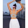 imageRUNNING GIRL Sports Bras for Women High Support Adjustable Straps High Impact Molded Cup Sports Bra with Sewn in PadsIcy Grey