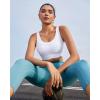 imageRUNNING GIRL Sports Bras for Women High Support Adjustable Straps High Impact Molded Cup Sports Bra with Sewn in PadsWhite