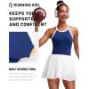 imageRUNNING GIRL Sports Bras for Women High Support Longline Sports Bra High Impact Workout Tank Tops Yoga Bra with Built in BrasNavy