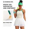 imageRUNNING GIRL Sports Bras for Women High Support Longline Sports Bra High Impact Workout Tank Tops Yoga Bra with Built in BrasOffwhite