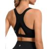 imageRUNNING GIRL Sports Bras for Women High Support Moulded Cup High Impact Sports Bras Racerback Workout Running Yoga Bra3045 Black