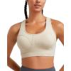 imageRUNNING GIRL Sports Bras for Women High Support Moulded Cup High Impact Sports Bras Racerback Workout Running Yoga BraMica