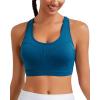 imageRUNNING GIRL Sports Bras for Women High Support Moulded Cup High Impact Sports Bras Racerback Workout Running Yoga BraNavy