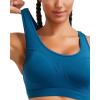 imageRUNNING GIRL Sports Bras for Women High Support Moulded Cup High Impact Sports Bras Racerback Workout Running Yoga BraNavy