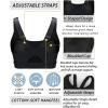 imageRUNNING GIRL Sports Bras for Women High SupportAdjustable Racerback Molded Cup Sports Bra Yoga Athletic Workout BraBlack
