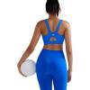 imageRUNNING GIRL Sports Bras for Women High SupportAdjustable Racerback Molded Cup Sports Bra Yoga Athletic Workout BraBlue