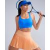imageRUNNING GIRL Sports Bras for Women High SupportAdjustable Racerback Molded Cup Sports Bra Yoga Athletic Workout BraBlue
