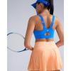 imageRUNNING GIRL Sports Bras for Women High SupportAdjustable Racerback Molded Cup Sports Bra Yoga Athletic Workout BraBlue