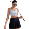imageRUNNING GIRL Sports Bras for Women High SupportAdjustable Racerback Molded Cup Sports Bra Yoga Athletic Workout BraGrey