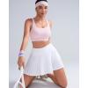 imageRUNNING GIRL Sports Bras for Women High SupportAdjustable Racerback Molded Cup Sports Bra Yoga Athletic Workout BraPink