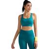imageRUNNING GIRL Sports Bras for Women High SupportAdjustable Racerback Molded Cup Sports Bra Yoga Athletic Workout BraTeal