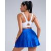 imageRUNNING GIRL Sports Bras for Women High SupportAdjustable Racerback Molded Cup Sports Bra Yoga Athletic Workout BraWhite