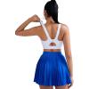 imageRUNNING GIRL Sports Bras for Women High SupportAdjustable Racerback Molded Cup Sports Bra Yoga Athletic Workout BraWhite