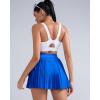 imageRUNNING GIRL Sports Bras for Women High SupportAdjustable Racerback Molded Cup Sports Bra Yoga Athletic Workout BraWhite