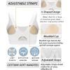 imageRUNNING GIRL Sports Bras for Women High SupportAdjustable Racerback Molded Cup Sports Bra Yoga Athletic Workout BraWhite