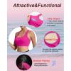 imageRUNNING GIRL Sports Bras for Women High SupportRacerback High Impact Sports Bra Moulded Cup Workout Bra Push upAhot Pink