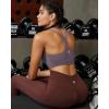 imageRUNNING GIRL Sports Bras for Women High SupportRacerback High Impact Sports Bra Moulded Cup Workout Bra Push upApurple