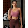 imageRUNNING GIRL Sports Bras for Women High SupportRacerback High Impact Sports Bra Moulded Cup Workout Bra Push upArose Red