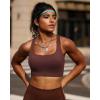 imageRUNNING GIRL Sports Bras for Women High SupportRacerback High Impact Sports Bra Moulded Cup Workout Bra Push upAtaupe