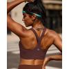 imageRUNNING GIRL Sports Bras for Women High SupportRacerback High Impact Sports Bra Moulded Cup Workout Bra Push upAtaupe