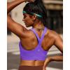 imageRUNNING GIRL Sports Bras for Women High SupportRacerback High Impact Sports Bra Moulded Cup Workout Bra Push upAviolet