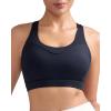 imageRUNNING GIRL Sports Bras for Women Medium Impact Molded Cup Sports Bra for Running with Sewn in PadsBlack