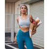 imageRUNNING GIRL Sports Bras for Women Medium Impact Molded Cup Sports Bra for Running with Sewn in PadsGrey
