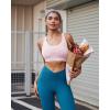 imageRUNNING GIRL Sports Bras for Women Medium Impact Molded Cup Sports Bra for Running with Sewn in PadsPink