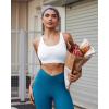 imageRUNNING GIRL Sports Bras for Women Medium Impact Molded Cup Sports Bra for Running with Sewn in PadsWhite