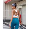 imageRUNNING GIRL Sports Bras for Women Medium Impact Molded Cup Sports Bra for Running with Sewn in PadsWhite