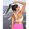 imageRUNNING GIRL Sports Bras for Women Medium Support CrissCross Strappy Sports Bra Workout Yoga Bra with Removable CupsWhite