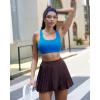 imageRUNNING GIRL Sports Bras for Women MediumHigh Impact Running Strappy Sports Bra with Removable PadsRoyal Blue