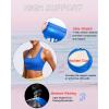 imageRUNNING GIRL High Impact Sports Bras for Women  Scoop Neck Strappy Sports Bra High Support Moulded Cup Workout BraAcerulean Blue